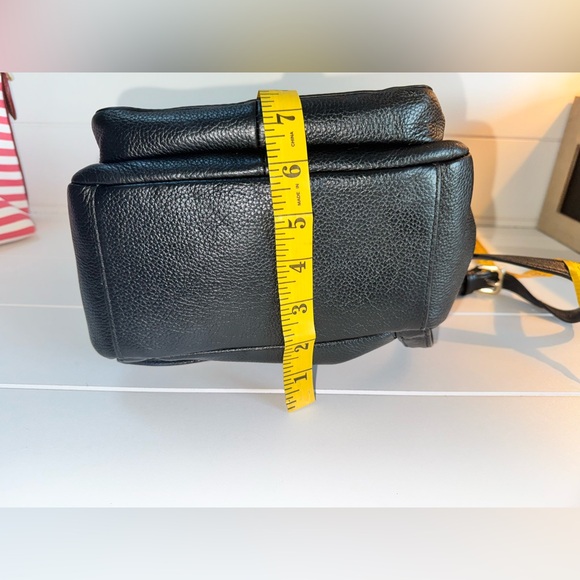 Kate Spade Leila black pebbled leather dome backpack - Picture 4 of 8